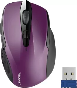 Wireless Mouse, TECKNET Pro 2.4G Ergonomic Wireless Optical Mouse with USB Nano - Picture 1 of 7
