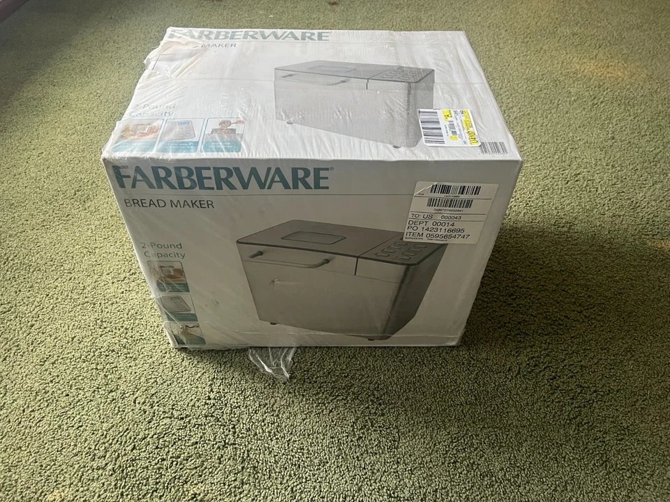 Хлебопечка Farberware - серебристая - НОВАЯ - Изображение 1 из 1