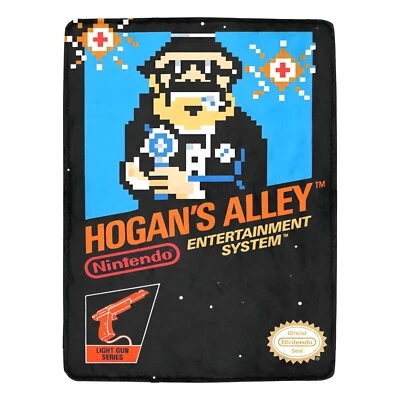 Style Retro Hogan's Alley Nintendo NES Cover Game Soft Micro Fleece Blanket - Image 1 of 4