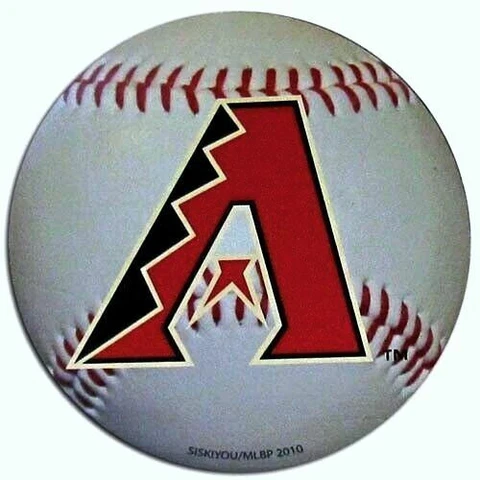 Arizona Diamondbacks 3" Baseball Magnet MLB Licensed Cover