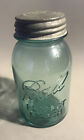 Vintage Blue Ball Perfect Mason Canning Jars 1 Pint Zinc Lids&#160;# 1