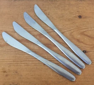4er Set Vintage Hackman Finnland Edelstahl Buttermesser Silberbesteck Besteck - Bild 1 von 9