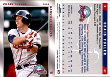 Chais Fuller 2008 Grandstand Danville Braves #8 Card *AutographDen*
