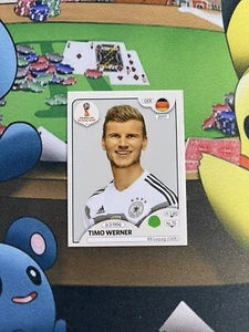 2018 Panini Russia FIFA World Cup Stickers Timo Werner Germany Pink Back - Picture 1 of 3