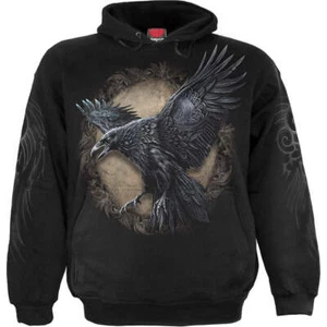 RAVEN WISE - Hoody schwarz - Bild 1 von 8