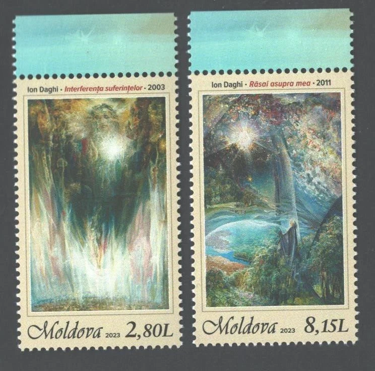 Moldavia Eminesciana plastica 2023, creatividad de Mihai Eminescu en pintura MNH Foto 1 de 1