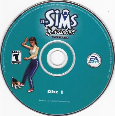 The Sims: Unleashed Expansion Pack (PC, 2002, 2-Disc Set) - Image 1 of 3