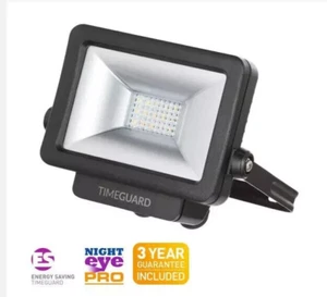 TIMEGUARD 20W IP65 LED Professional Rewireable Floodlight-Black-LEDPRO20B - Picture 1 of 2