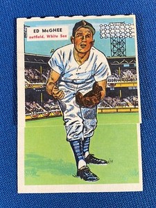 1955 Topps Doubleheaders Dave Hoskins #77 Ed McGhee #78 Baseball Card NM