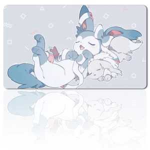 580636 - Tappetino da Gioco da Tavolo Pokemon Eevee Playmat Giochi Mousepad Play di TCG - Foto 1 di 7