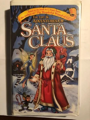 The Life & Adventures of Santa Claus VHS Clamshell Animated Christmas Holiday - Image 1 of 2
