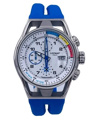 Orologio Locman Montecristo Yachting 539BW/790 Limited 43mm Scontatissimo Nuovo - Immagine 1 di 4