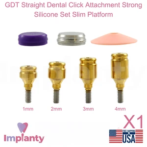 Juego de accesorios de bloqueo dental recto GDT de silicona fuerte plataforma delgada - Imagen 1 de 16
