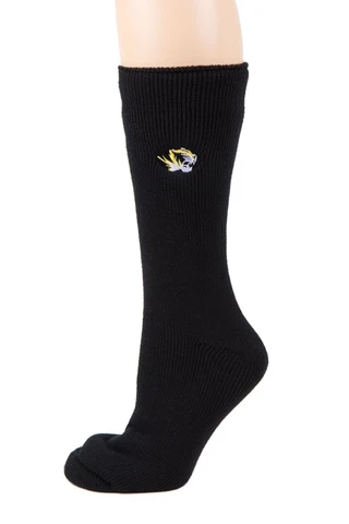 NCAA Missouri Mizzou Tigers Black Thermal Socks Cover