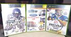 NFL 2K2 Ford Racing 3 NCAA 2005 fútbol americano superior spin tenis Microsoft Xbox juego lote