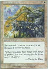 MTG magic cards 1x x1 Light Play, English Animate Wall 6th Edition
