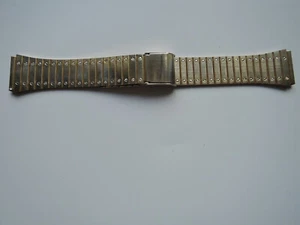Uhrenarmband Edelstahl Ersatzband goldfarben 18mm b157 - Bild 1 von 3