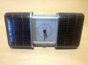 Used - Vintage Alarm clock MOVADO Ermeto Pullman 8 Days - Reloj despertador - Imagen 1 de 9