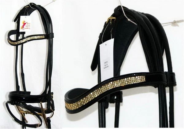 FSS Curve U ХРУСТАЛЬНАЯ БЛЕСТЯЩАЯ Прокатанная Немецкая Шатуна ЗОЛОТАЯ Комфортная ЗАПАТЕНТОВАННАЯ ГЛЯНЦЕВАЯ Уздечка - Изображение 1 из 1