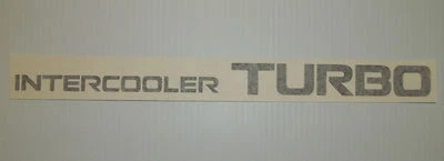 New 1985-1986 Mitsubishi Starion INTERCOOLER TURBO Wide Body Rear Hatch Decal - Image 1 of 2