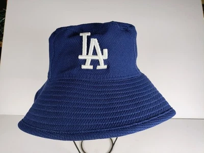 Gorra New Era Azul MLB Los Angeles LA Dodgers Bucket Hat On-Field Unisex OSFM USADA EN EXCELENTE ESTADO Foto 1 de 4