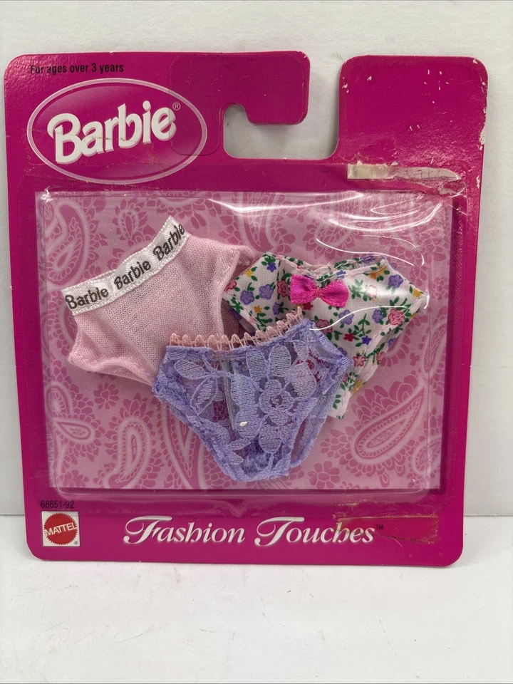 RARE Barbie Doll Fashion Touches Cloths Set From Mattel 1998 T1227