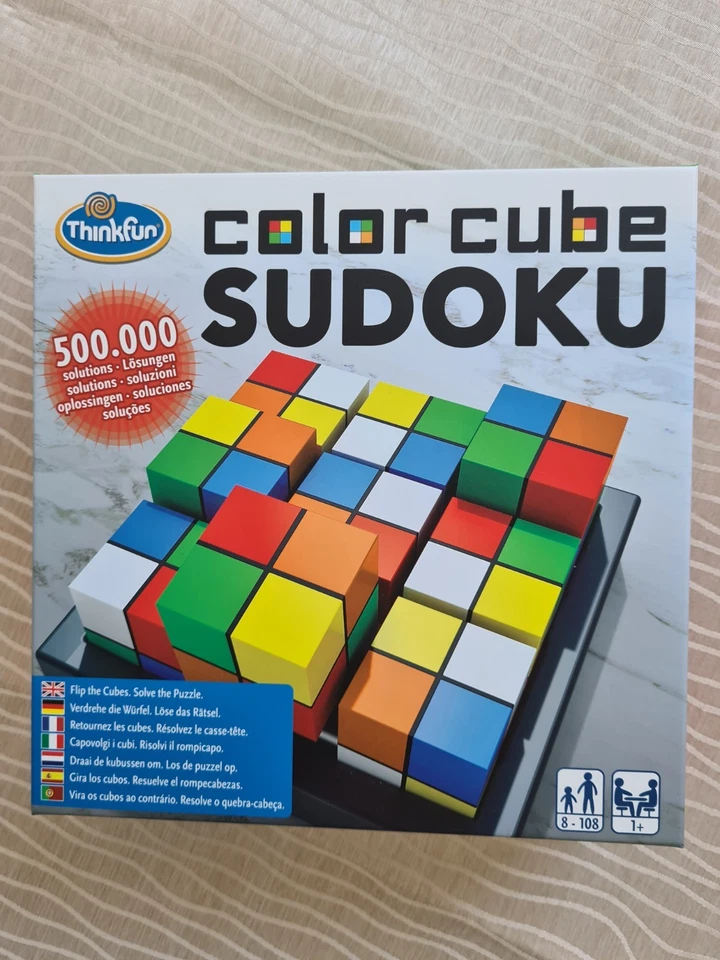 Color Cube Sudoku – Denkspiel / Brettspiel, ThinkFun - Bild 1 von 4