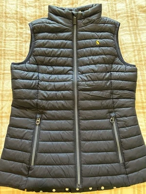 Joules женщин пуховик жилет Gilet темно-синий отличном состоянии размер США 4 - Изображение 1 из 4