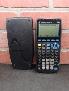 Texas Instruments TI-89 Graphing Calculator With Cover Black Tested Works - Picture 1 of 10