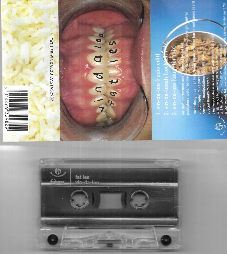 Fat Les Vindaloo Cassingle UK Cassette - Image 1 of 1