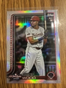 Actualización Topps 2025 #ASG-29 James Wood Juego de Estrellas Rainbow Foil ⚾️ - Imagen 1 de 2