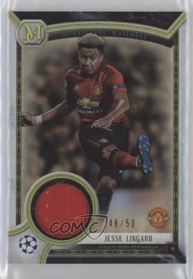 2018-19 Topps Museum Collection UCL Gold /50 Jesse Lingard #MMSR-JL Rookie RC - Image 1 of 2