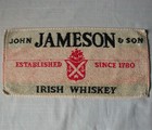 WHISKY tapis serviette EPONGE de bar JAMESON irish whiskey BARMAN scotch