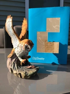 SKI COUNTRY Ltd Edition 50 ml Ceramic Decanter Near Miss - Barn Owl Mini 1979 - Picture 1 of 10