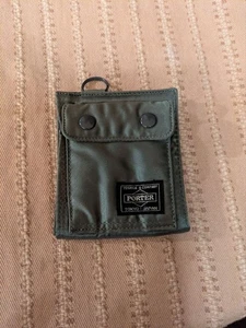 Rare Porter Tanker Wallet Sage Green Collector Condition - Picture 1 of 5