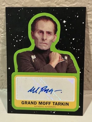 2017 Topps Star Wars Viaje a los Últimos Jedi Wayne Pygram Autógrafo Automático Foto 1 de 2