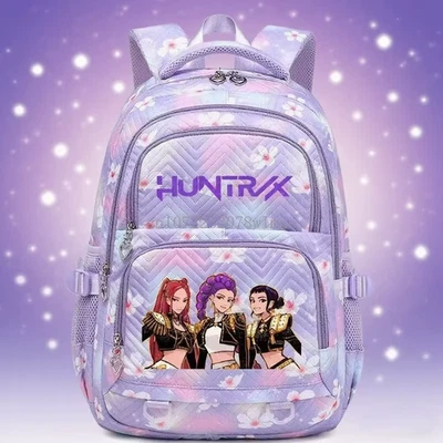 Hunters Backpack Inspired Product Rumi Mira Zoey Printed Cartoon School Bag Kids - Bild 1 von 4