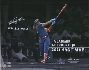 Vladimir Guerrero Jr. Fanatics Auténtico 16" x 20" Juego de Estrellas Jugador Más Valioso Inscripción - Imagen 1 de 1