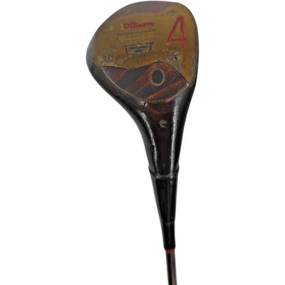 Wilson Billy Casper Flag High Bloc Persimmon 4 Wood 27235 RH Steel Shaft 42” - Image 1 of 4