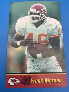 Frank Moreau KC Chiefs signierte Fotos #46 2000 Kansas City - Bild 1 von 5