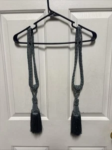 DÉCOPRO Tassel Tieback, Style# Color# SGB - Silver Grey,  [Set of 2] - Picture 1 of 4