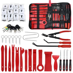 164x Auto Demontage Werkzeug Innenraum Verkleidung Montagehebel Clipheber Satz - Bild 1 von 10