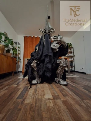 Traje Armadura Completa Rey Brujo Nazgul - Traje de Cosplay Inspirado en LOTR para Halloween Foto 1 de 4