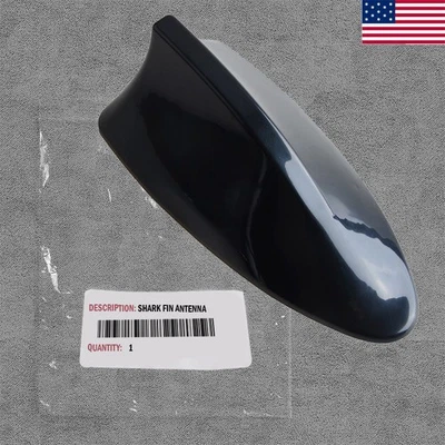 For Hyundai 2002-2019  Car Shark Fin Antenna Aerial Cover Roof Radio AM/FM Black - Image 1 of 4