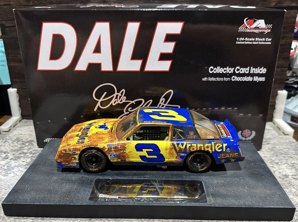 Dale Earnhardt Wrangler 1986 Dale The Movie limpiaparabrisas 1/24 acción NASCAR Foto 1 de 4
