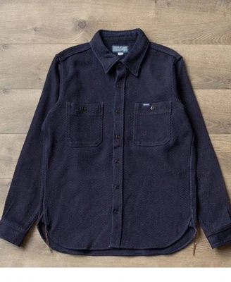 CAMISA DE TRABAJO JERSEY IRON HEART IHSH-288-IND 14 OZ Indigo XXL Japón Sarga Nueva con Etiquetas Foto 1 de 4