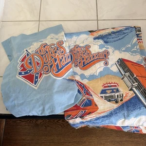 VINTAGE 1982 Dukes of Hazzard Twin Bed Sheet Set - Picture 1 of 3