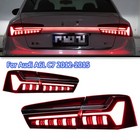 2X LED Rear Brake Reverse Lamp Tail Lights Assembly For Audi A6L C7 2012-2015