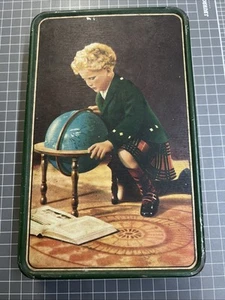 VINTAGE MCROBERTSON CONFECTIONARY TIN SCOTTISH BOY 1920s MELBOURNE BISCUIT LOLLY - Bild 1 von 5