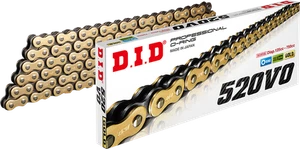 D.I.D. Cadena de transmisión 520VOG120FB 520 VO 120 eslabones dorado/negro - Imagen 1 de 1
